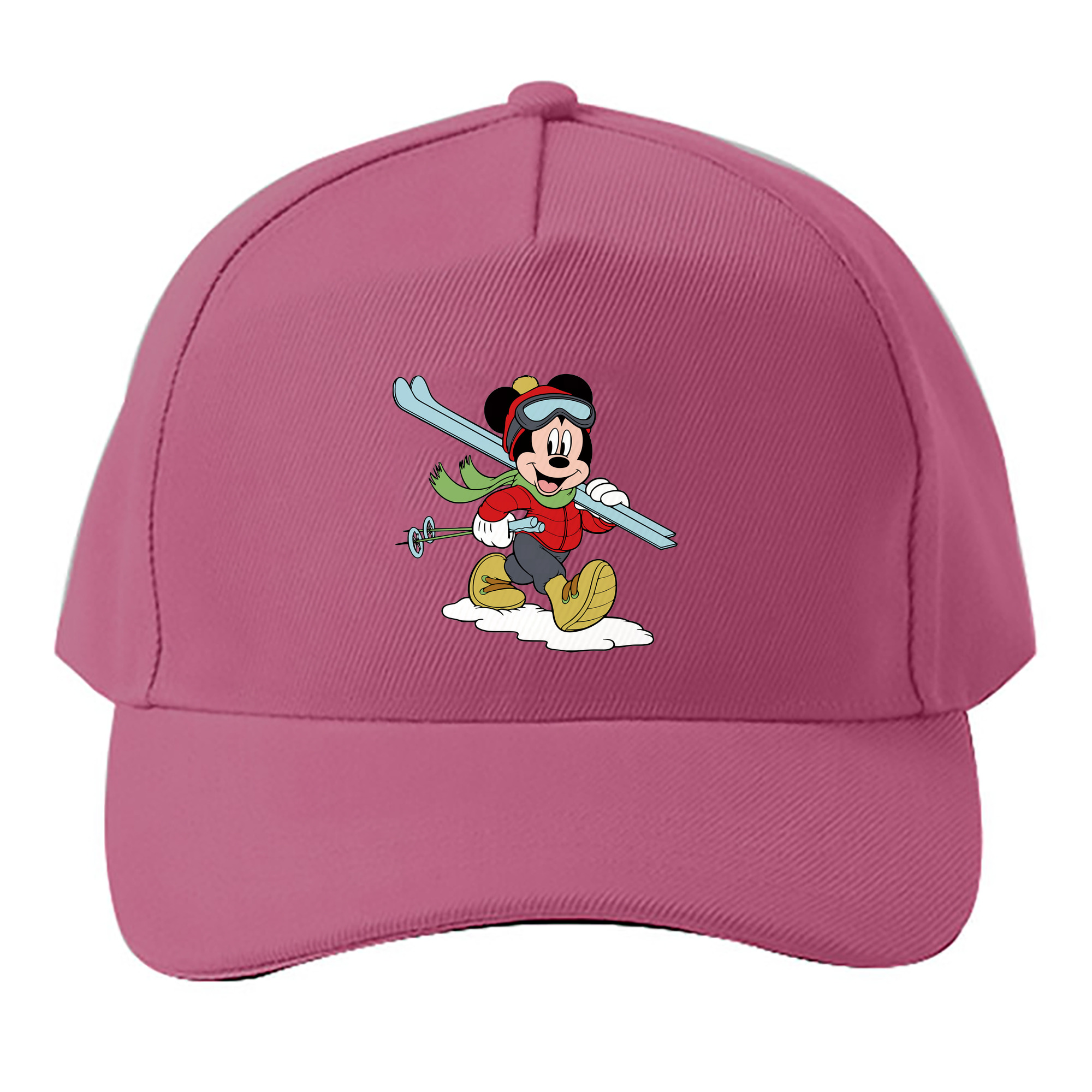 （画像用） ミッキーマウス Mickey Mouse ベースボールキャップ 綿100％ 男女兼用 帽子 スポーツ